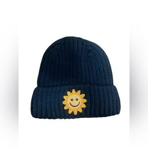 Navy Blue with Sun Beanie